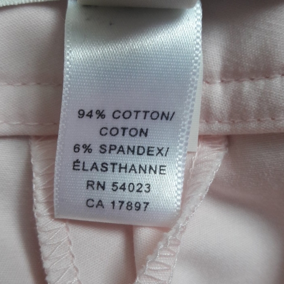 Pale Pink Cropped Ankle Pants-Camden Fit - Picture 5 of 7